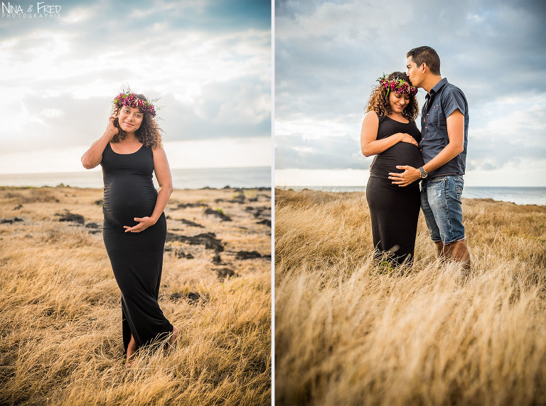 séance photo grossesse Gaelle savane