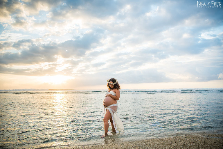 séance photo grossesse Gaelle 974