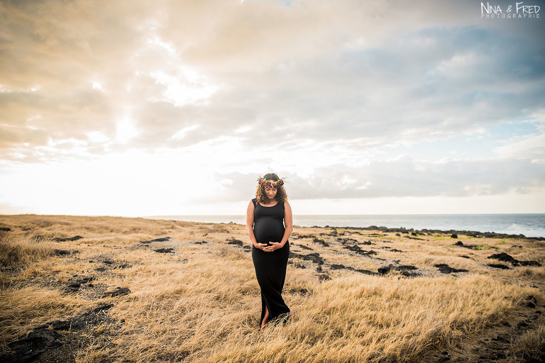 femme enceinte île de la Réunion Gaelle