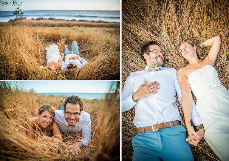 photos Trash the dress savane Réunion M&C