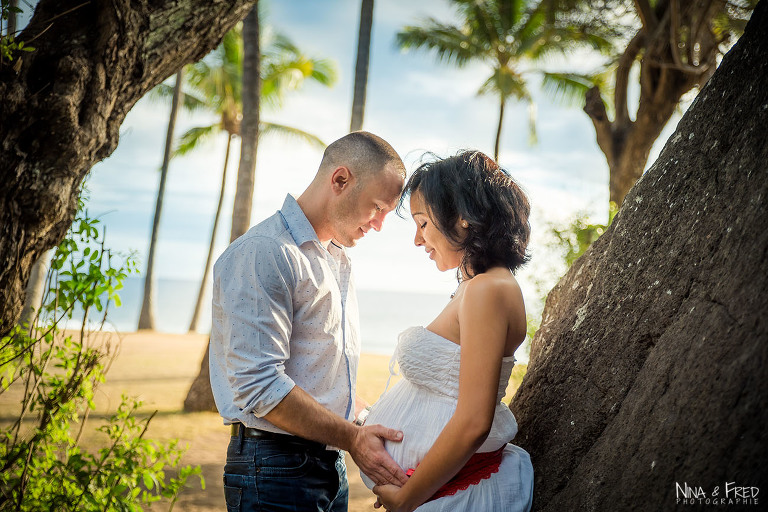 photo de grossesse à la Réunion Sylvaine