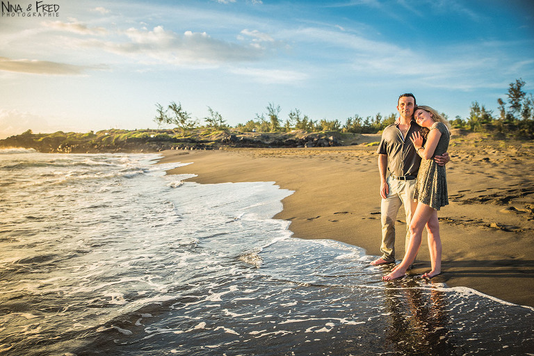 photo souvenir sur la palge P&J