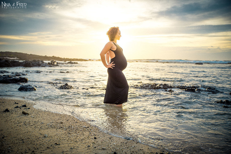 femme enceinte océan indien Anaïs