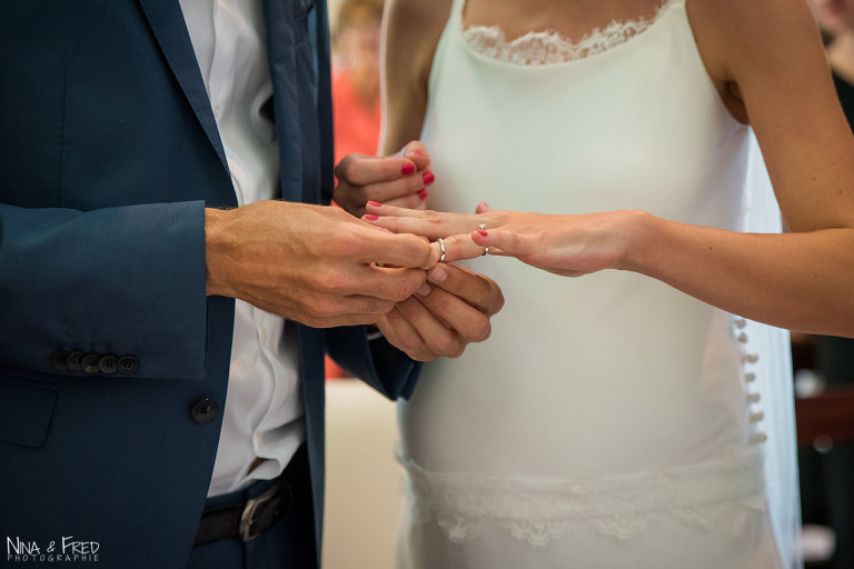 échange des alliances mariage M&B