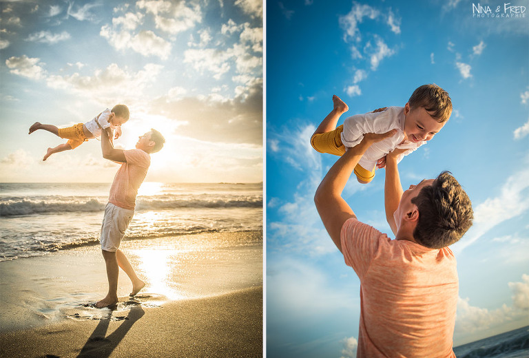 photos pere fils Yann 974