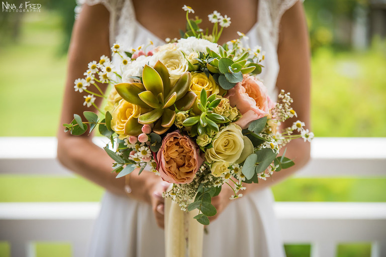 bouquet de mariée d'Aurélie