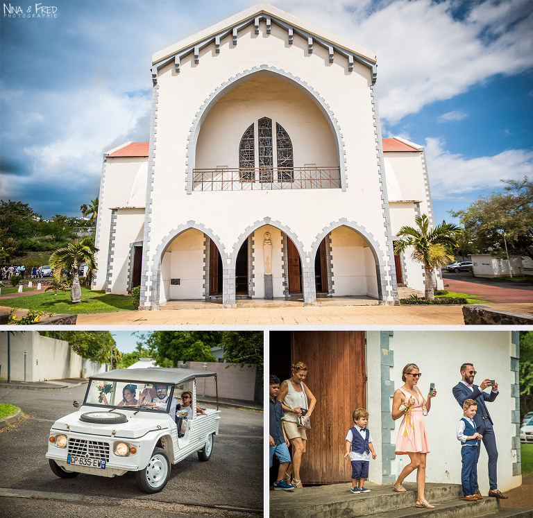 mariage A&Y église Saint Gilles 974