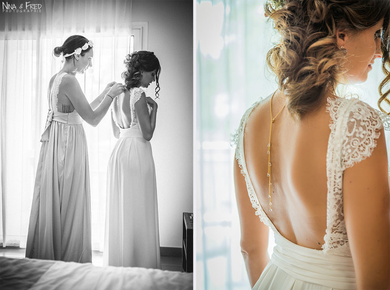 photogrpahies de la mariée Aurélie