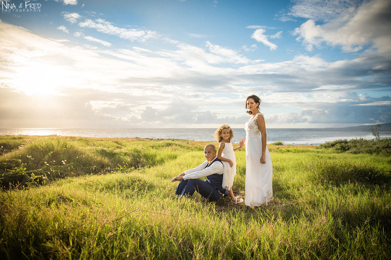 trash the dress en famille Aurélie et Yohann