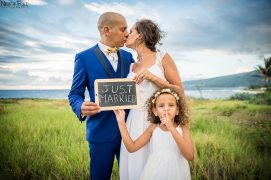 just married A&Y en famille