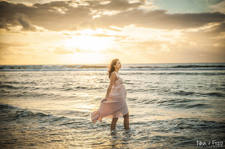 femme enceinte à la Réunion Elyse