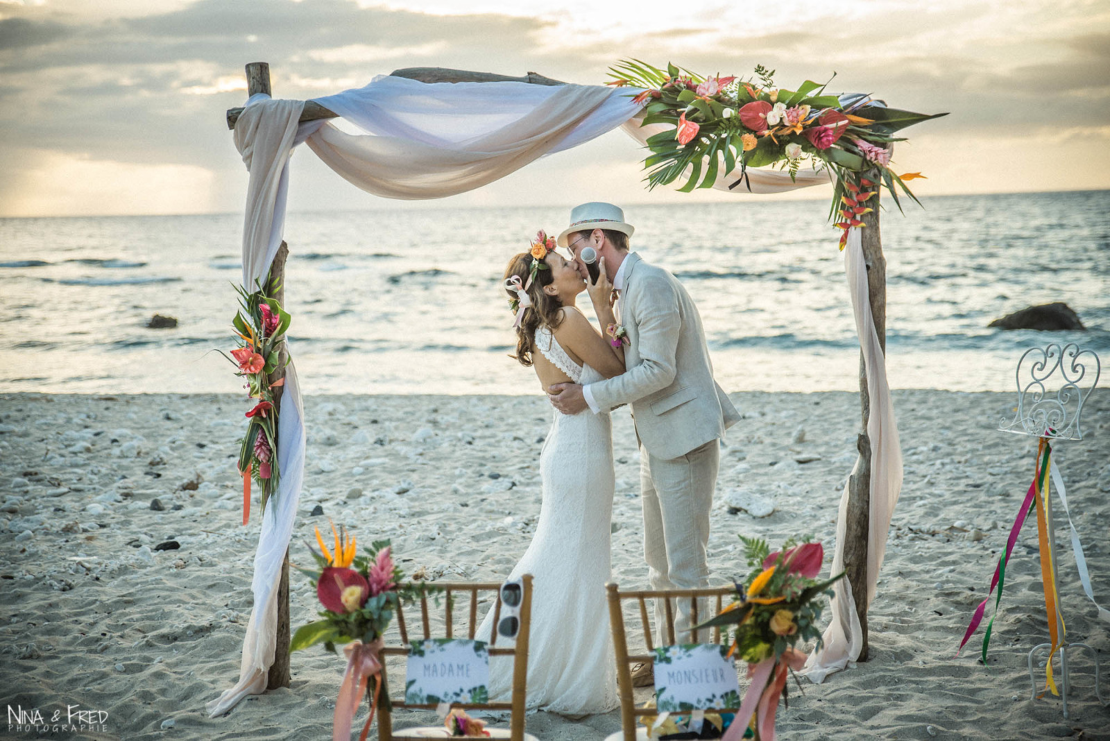 mariage sur la plage V&R 974