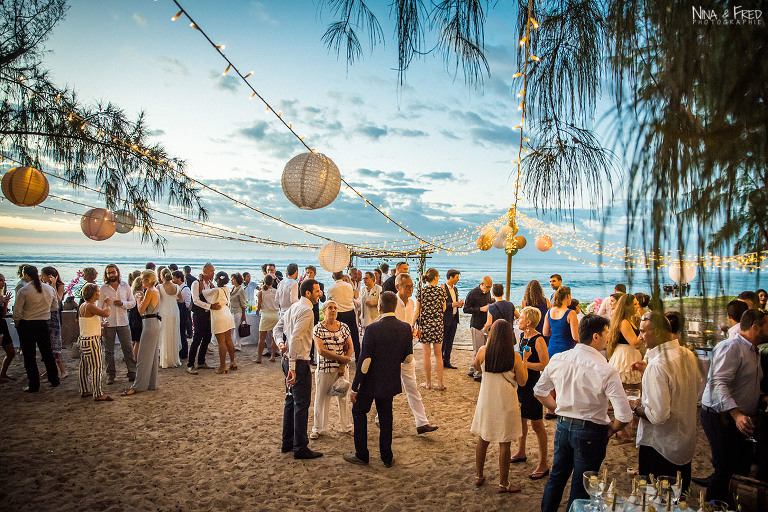 réception de mariage sur la plage K&M