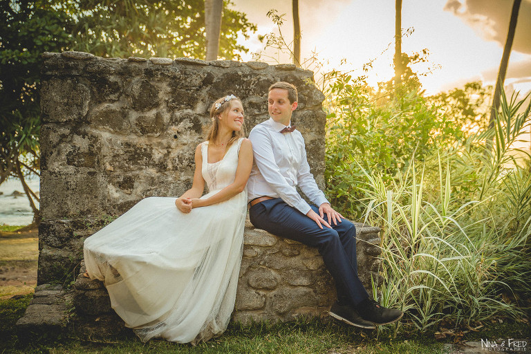 photo trash the dress Réunion C&K