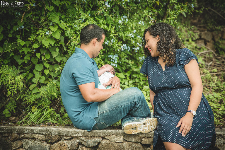 photo famille naissance Rohann Tampon