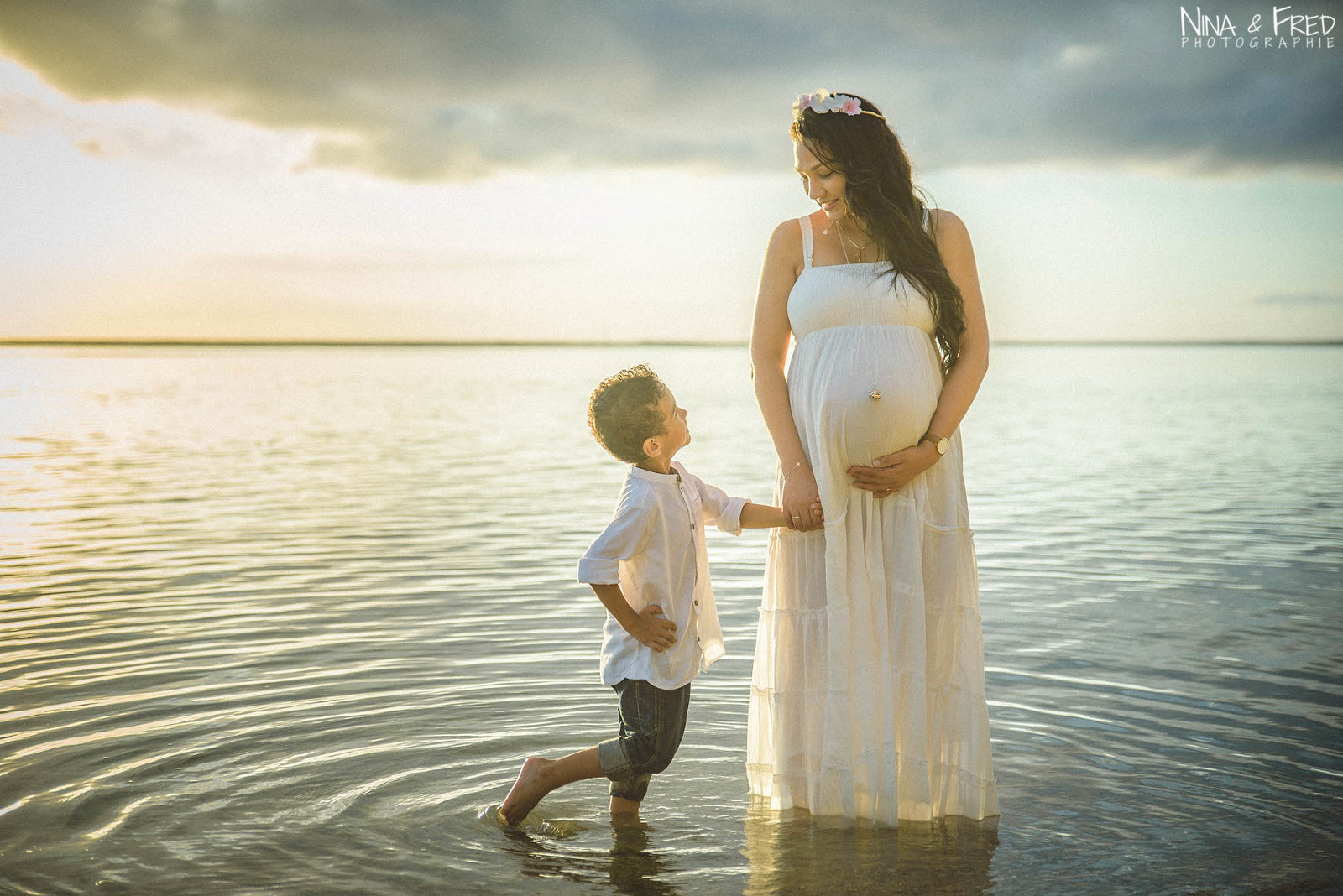 photo grossesse mère enfant F&S