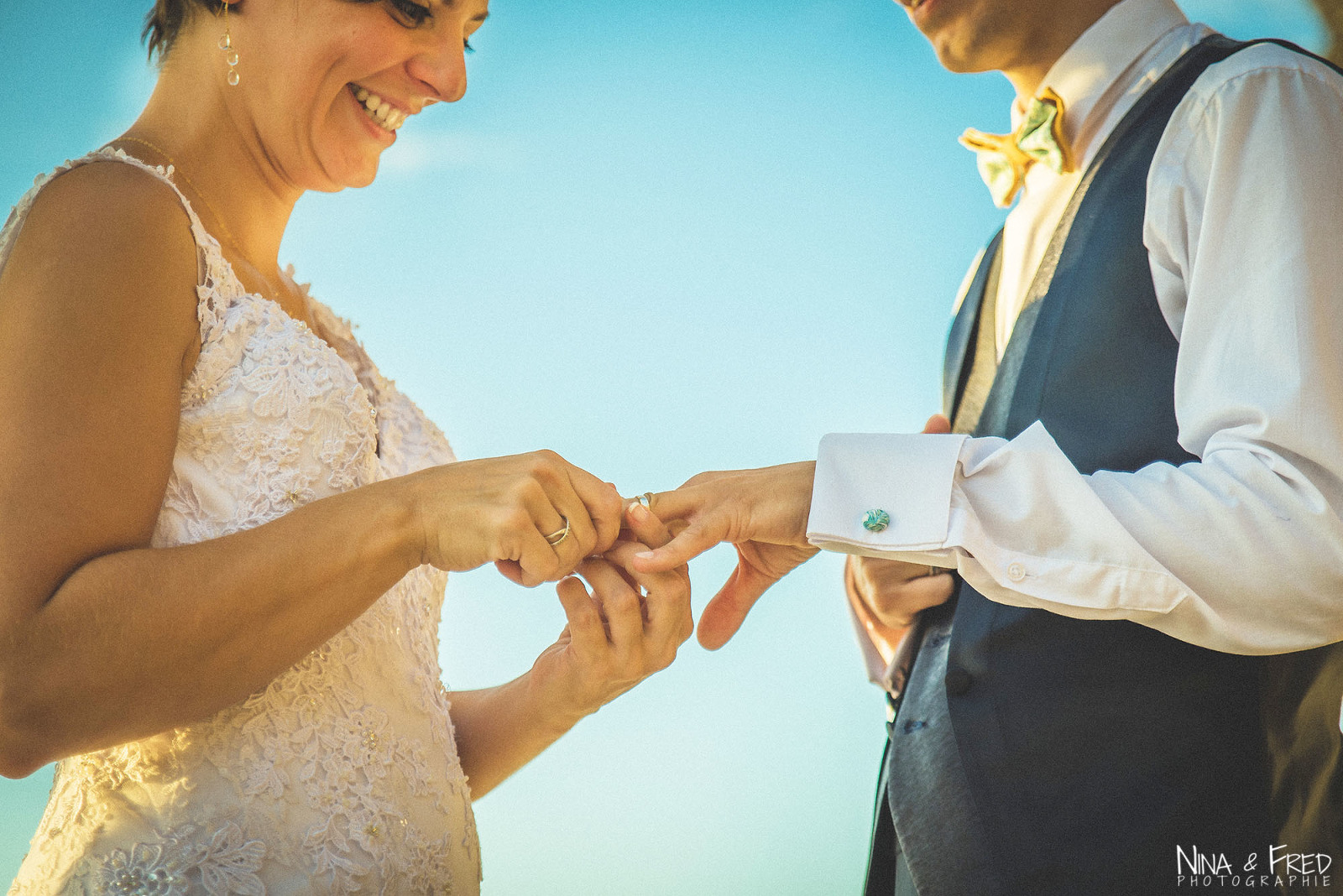 échange des alliances mariage L&F