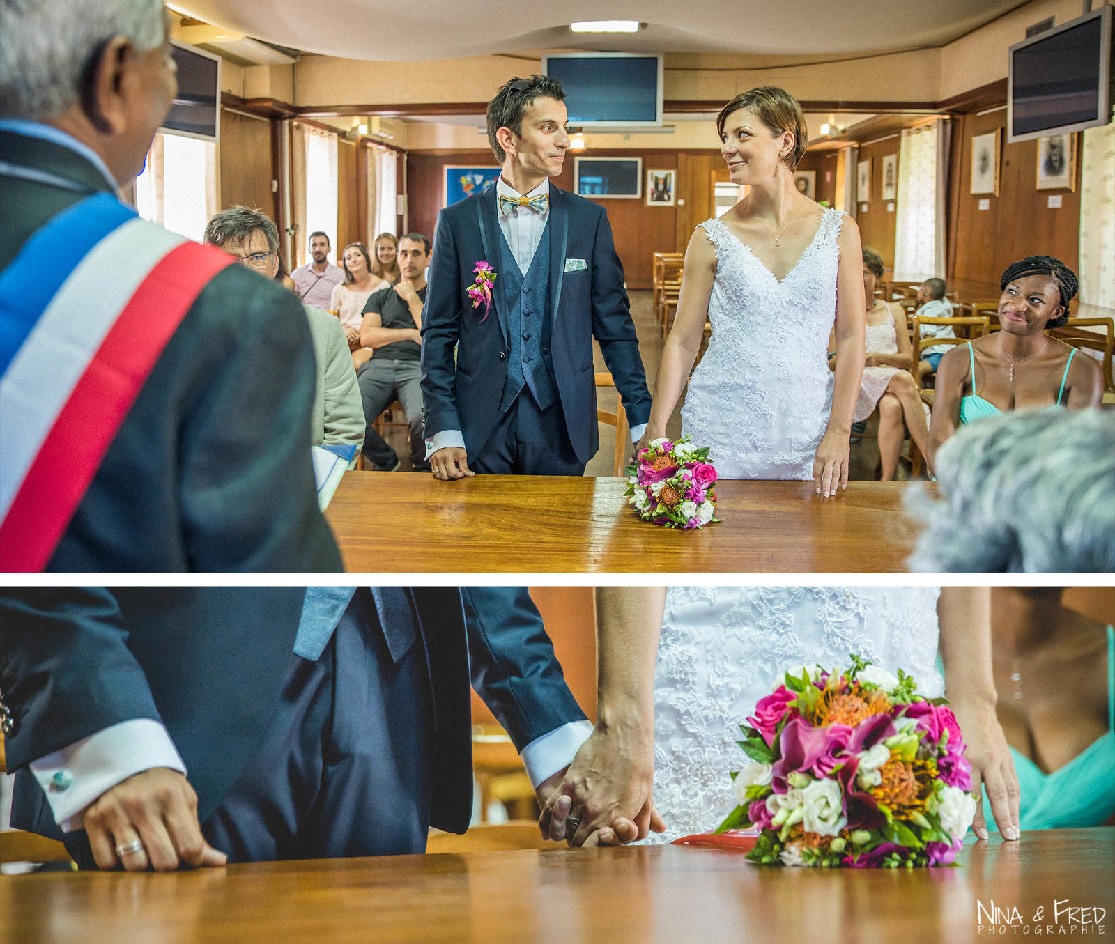 cérémonie mairie mariage L&F 974