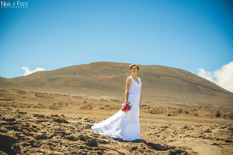 photo mariage Volcan la Réunion L&F