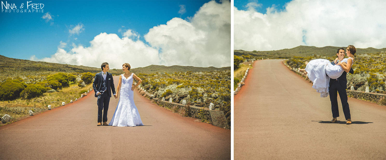 photogrpahie mariage route du volcan Réunion L&F