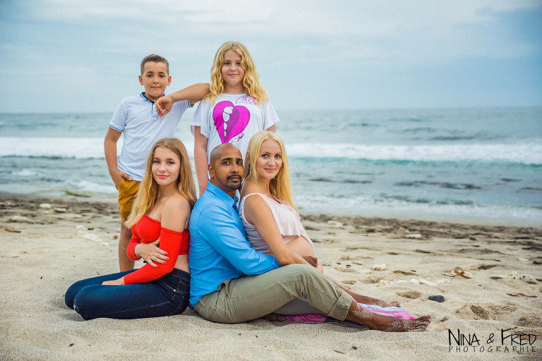 Shooting famille plage réunion margot