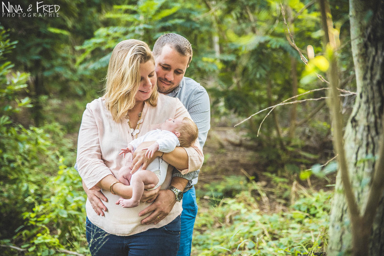 photo de famille naissance Réunion Elise