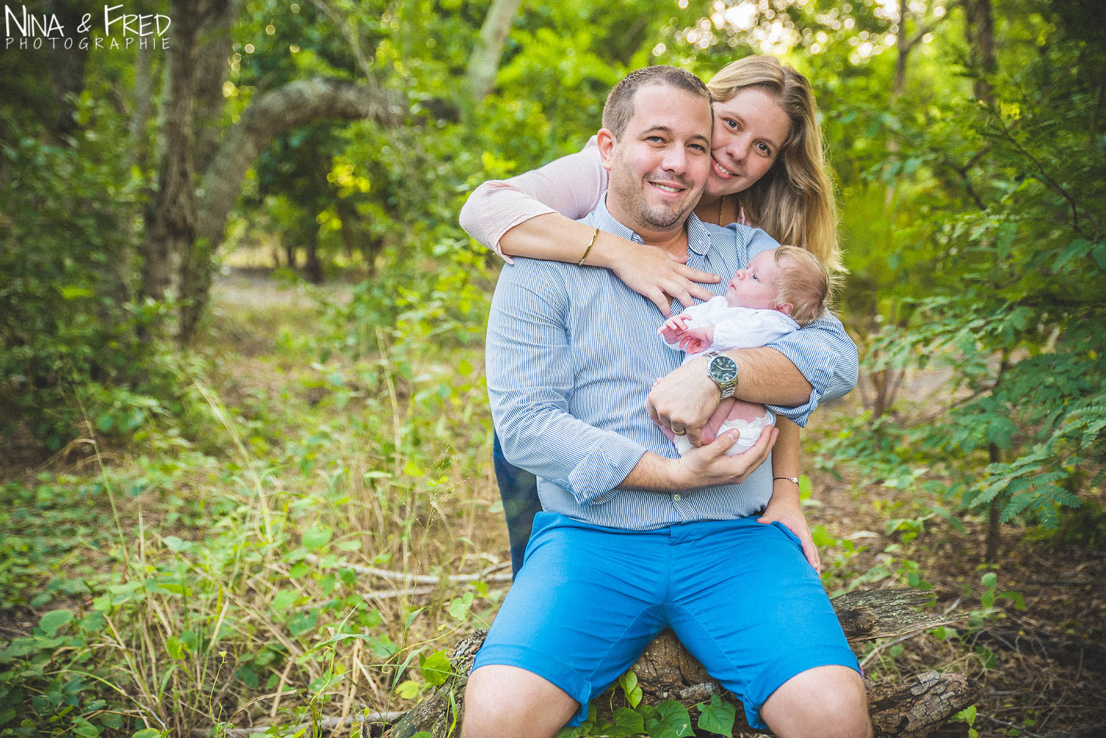 photo famille naissance Elise