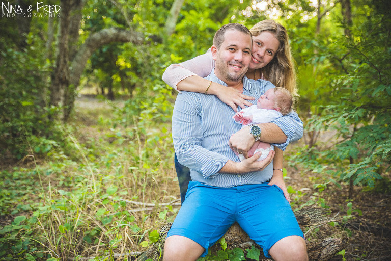 photo famille naissance Elise