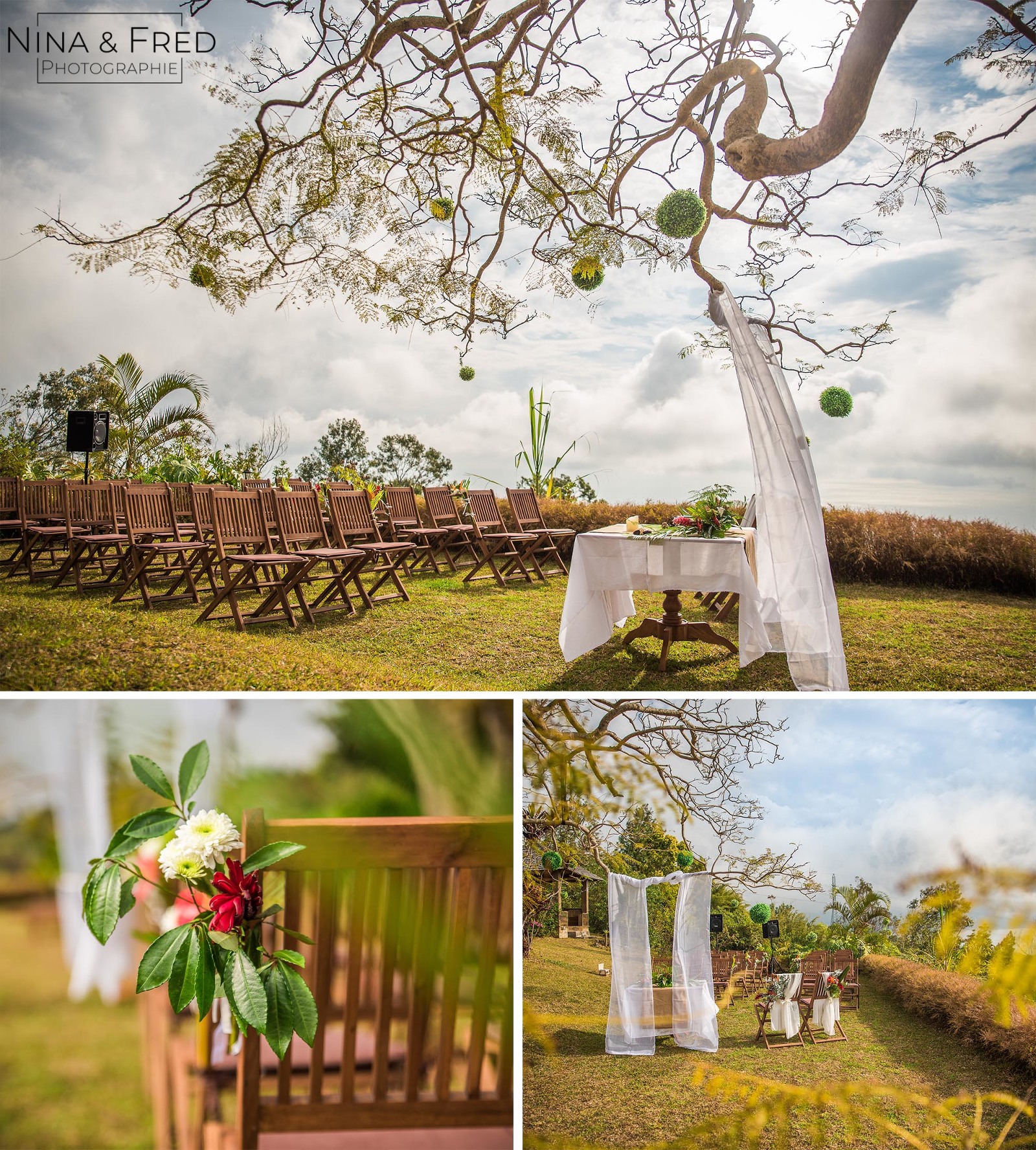 cérémonie de mariage villa laurina S&A