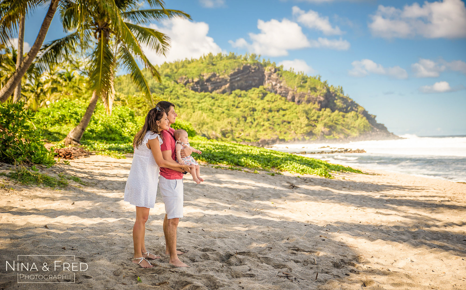 shooting famille paysage Grande Anse 974