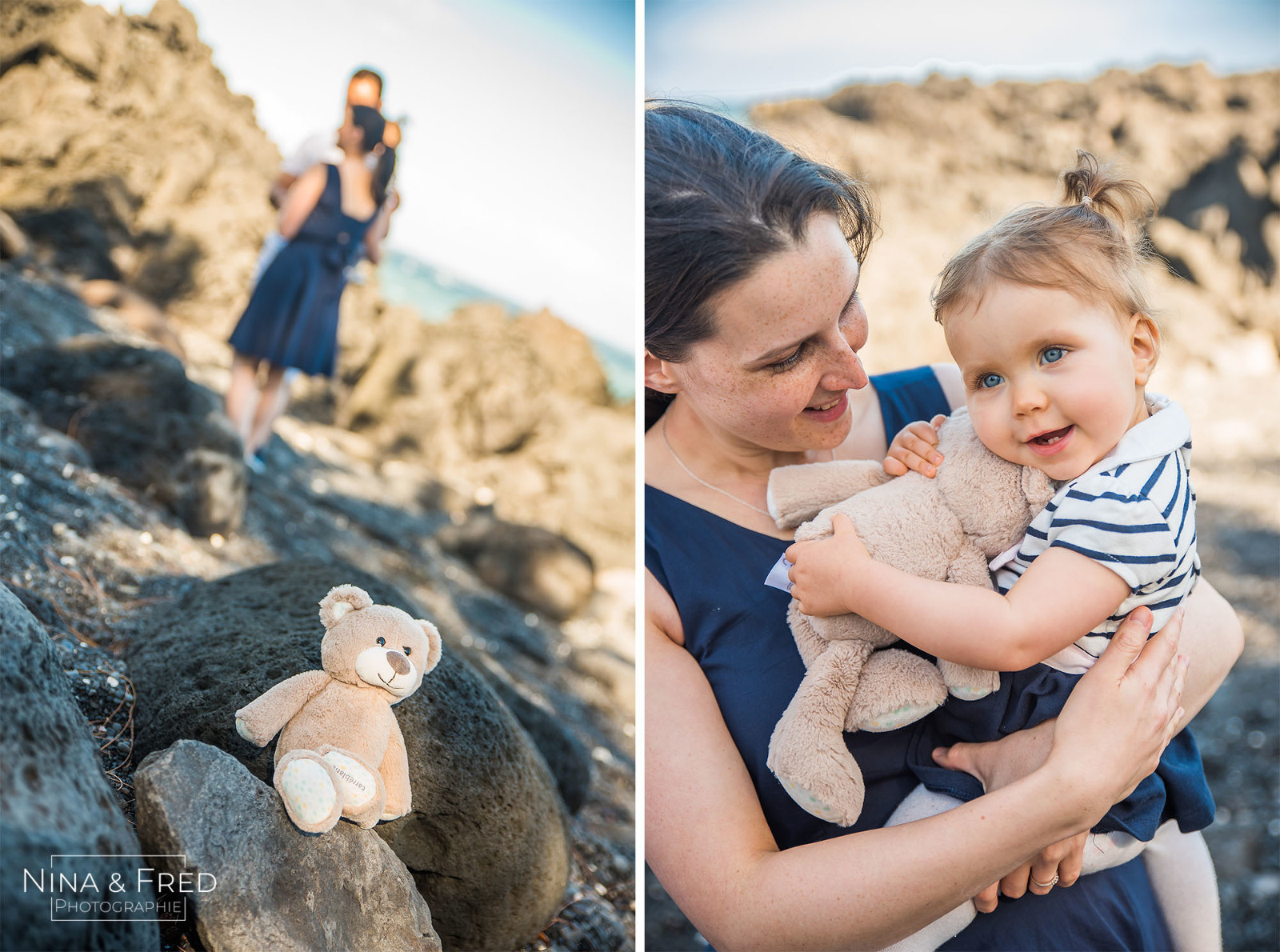 photos de famille bébé M&J&E