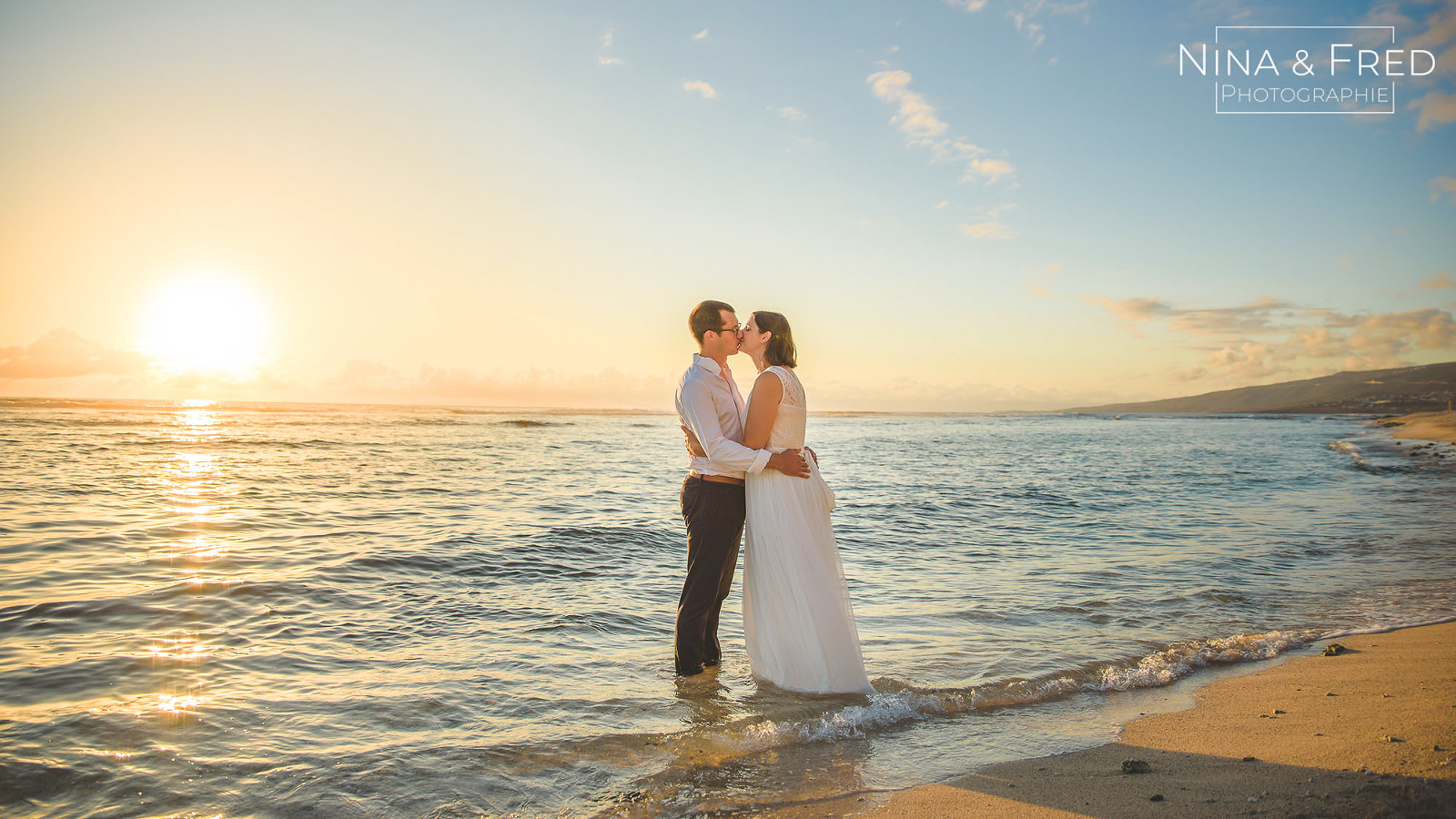 trash the dress plage île de la Réunion L&E