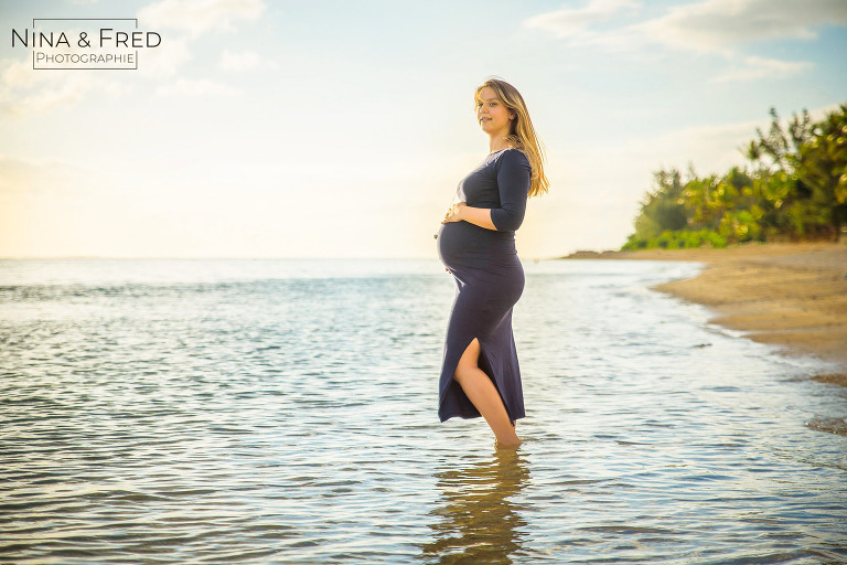 photo baby bump plage A&R