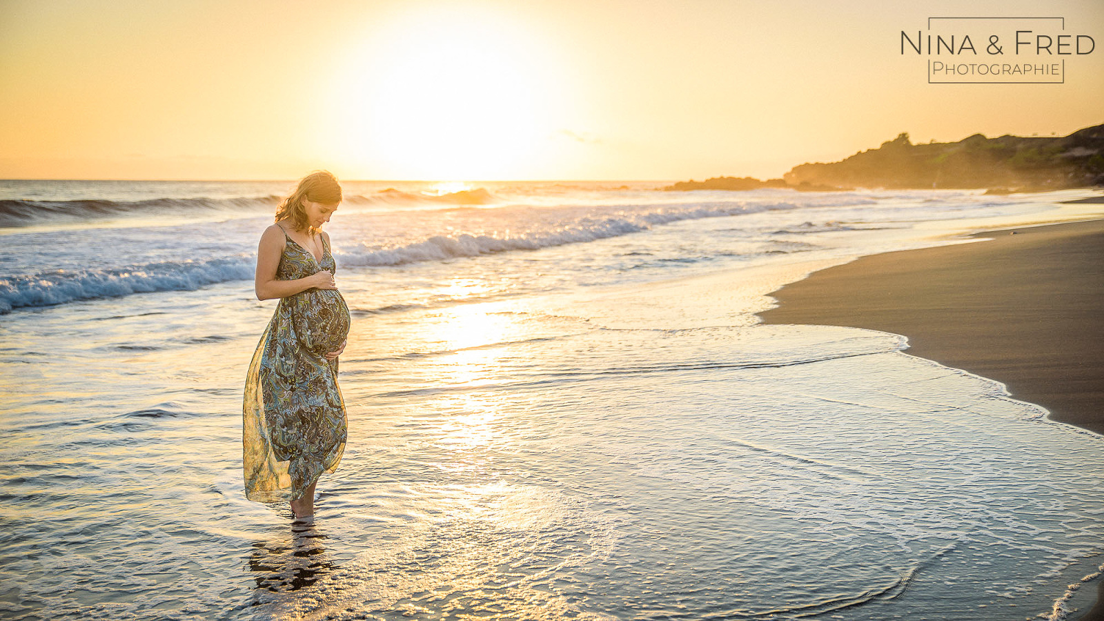 shooting plage coucher de soleil E&M&A