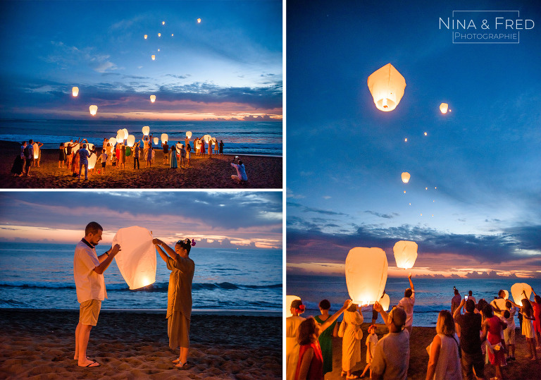 lacher de lanternes mariage C&N