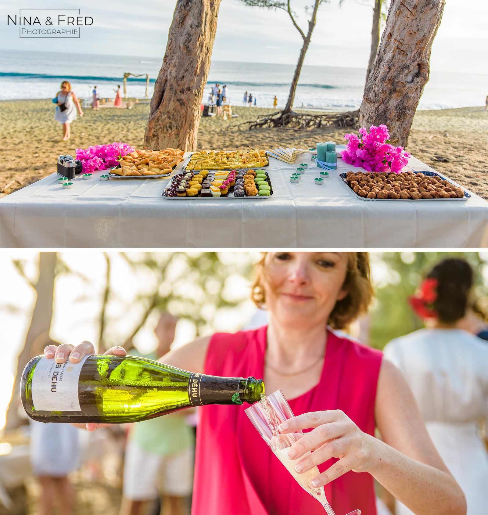 vin d'honneur plage 974 C&N