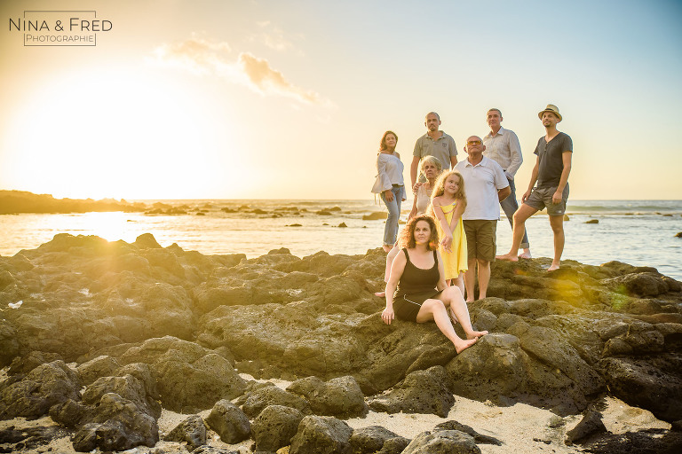 shooting famille 3 générations AU Réunion