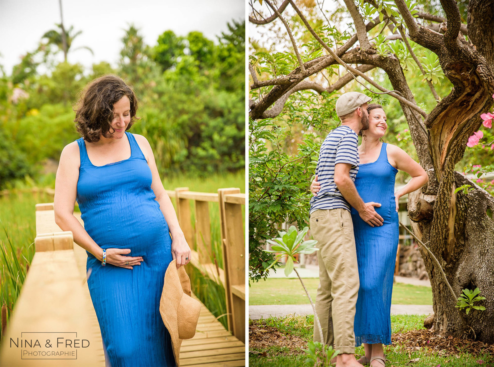séance photo femme enceinte jardin d'eden 974 A&R