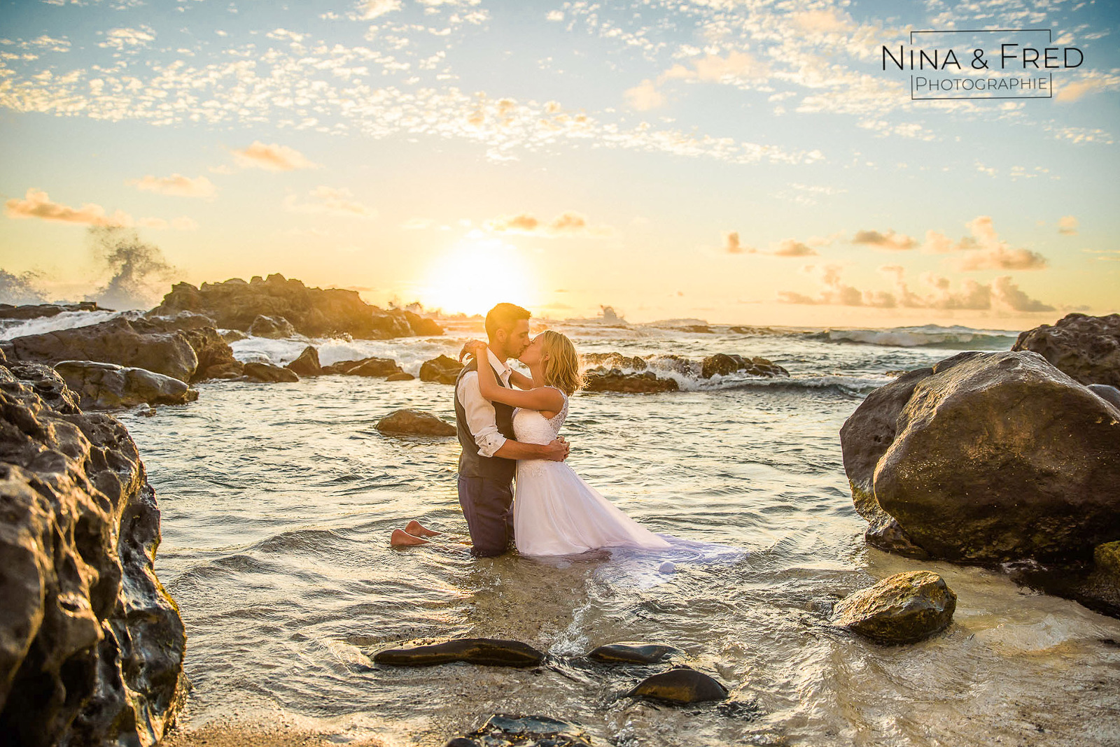 trash the dress prieds dans l'eau L&J