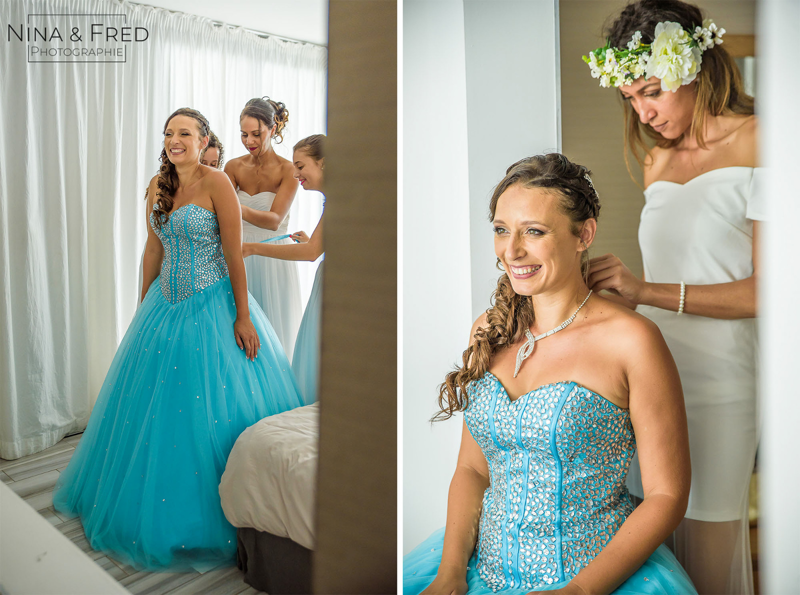 preparation de la mariée V&D