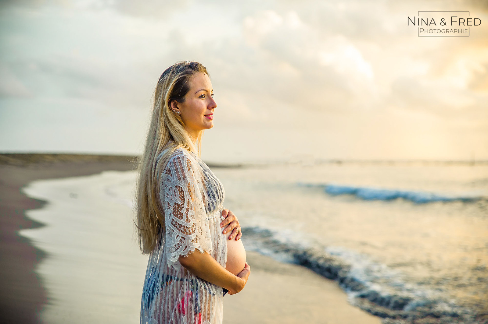 photo femme enceinte bord de mer N&Y 974