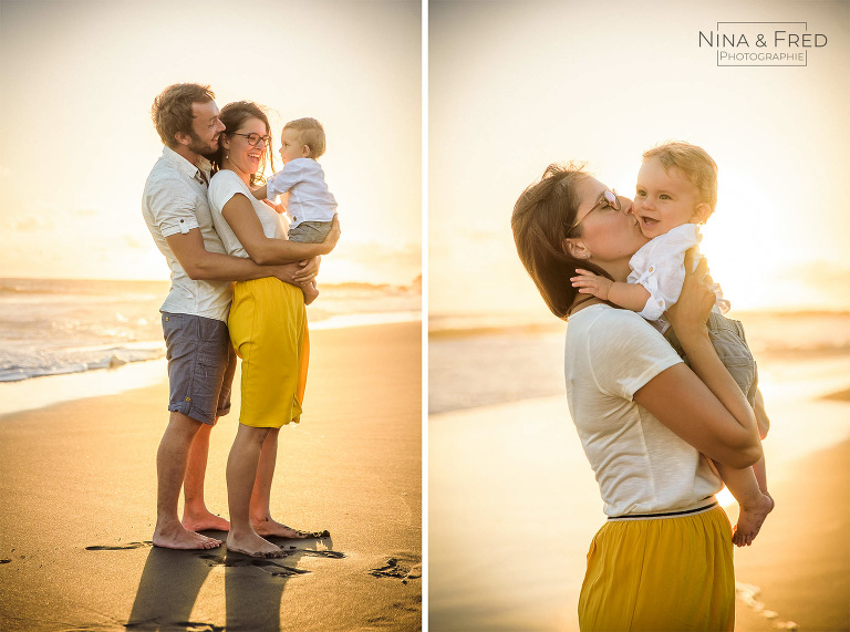 shooting famille plage Réunion J&H19