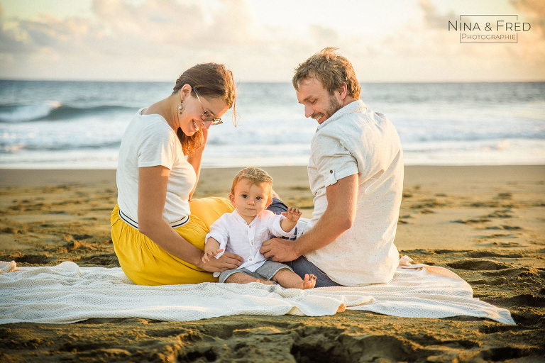 photo famille plage J&H19