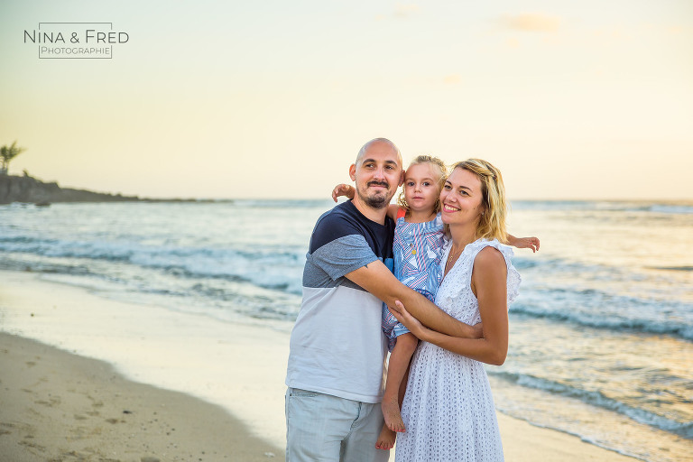 shooting famille plage 974 F&A