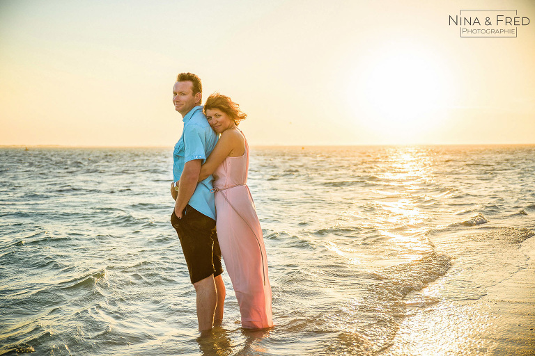 shooting en amoureux plage G&F