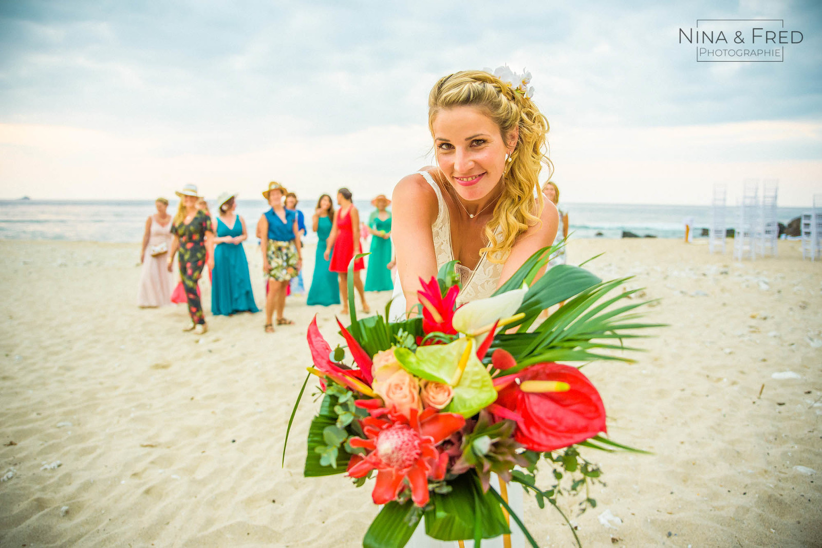 bouquet tropical mariage J&JC Réunion
