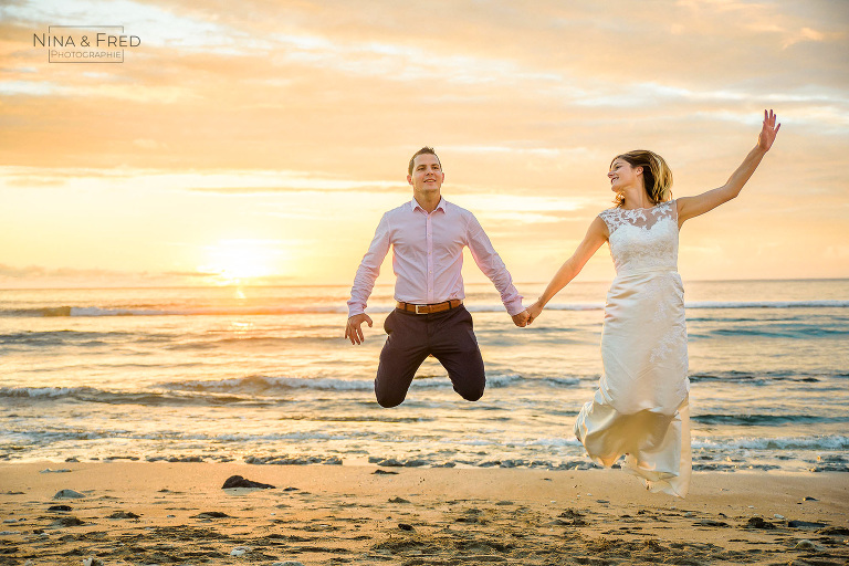 trash the dress plage Réunion C&M2019