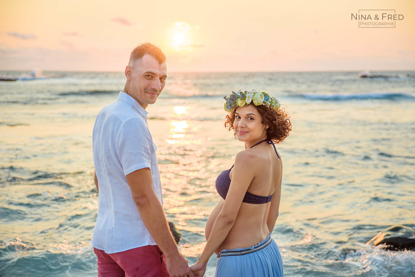 shooting grossesse coucher de soleil I&M2019