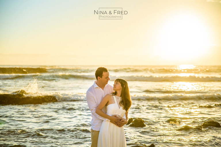 séance photo trash the dress coucher de soleil E&J2019