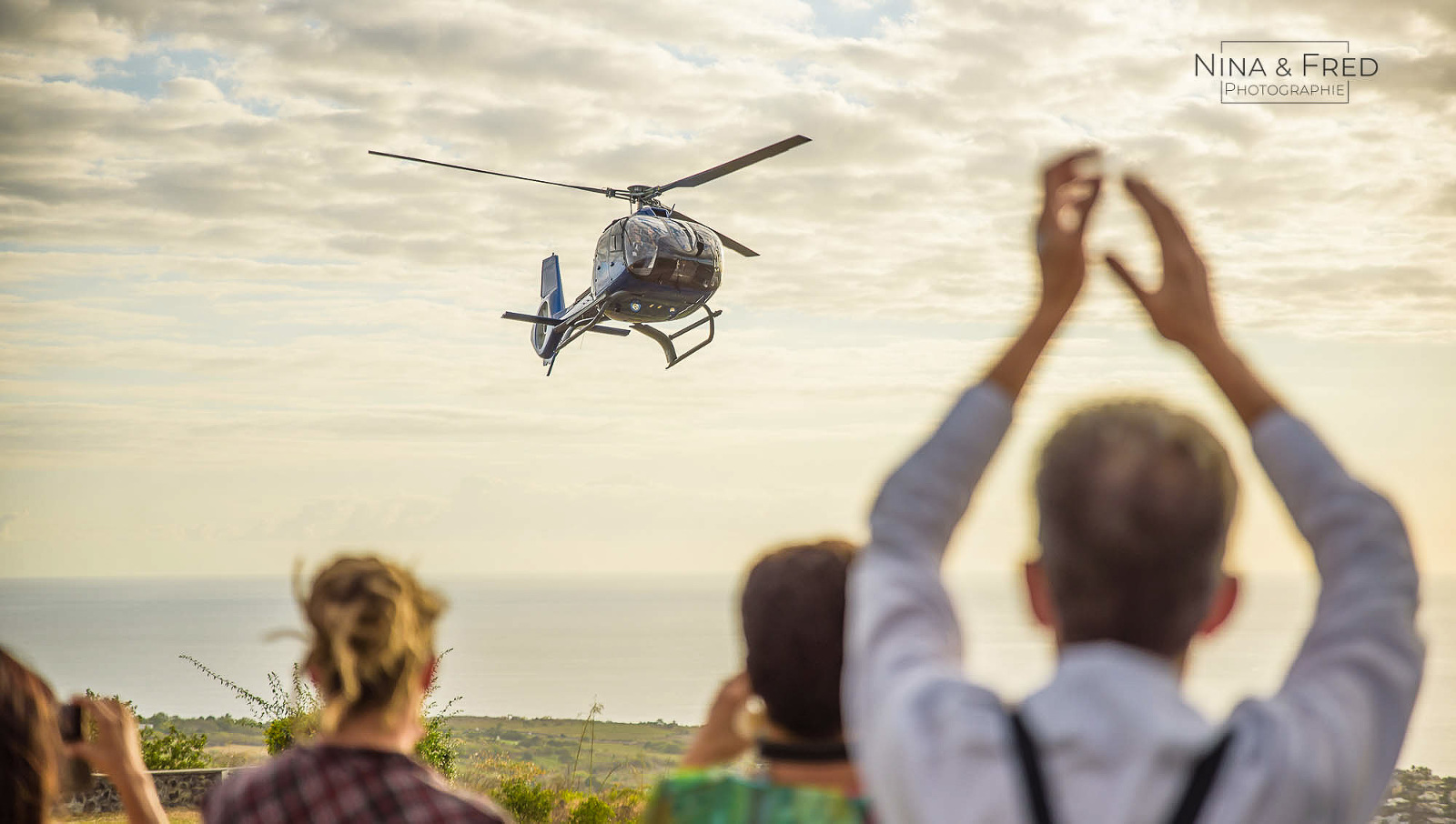 mariage arrivee helicoptere S&D19